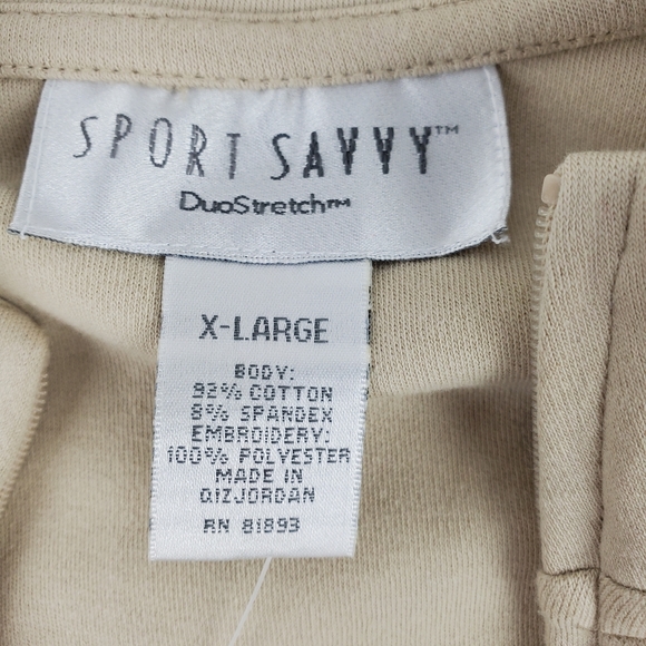 QVC Sport Savvy NWT Duostretch zip athleisure wear top XL - Picture 3 of 10